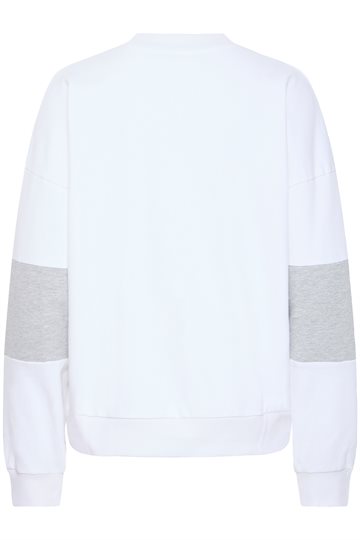 Ball - Logo Crew Neck - White