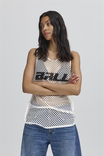 Ball - Valienzo Mesh Tanktop - Blanc De Blanc