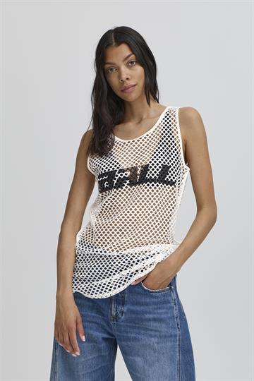 Ball - Valienzo Mesh Tanktop - Blanc De Blanc