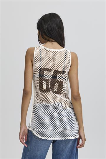 Ball - Valienzo Mesh Tanktop - Blanc De Blanc
