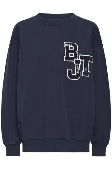 Ball - Alessandro Letter Patch Sweat - Sky Captain