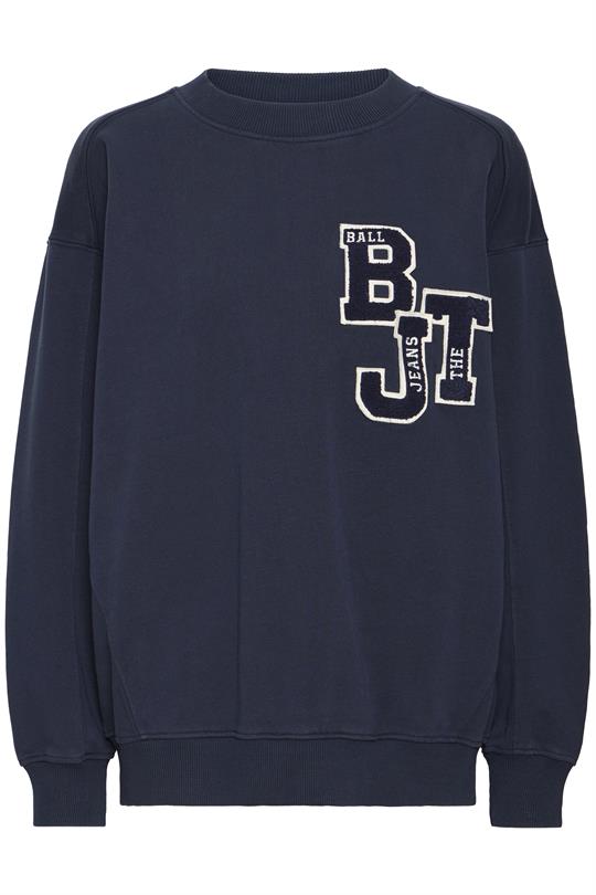 Ball - Alessandro Letter Patch Sweat - Sky Captain