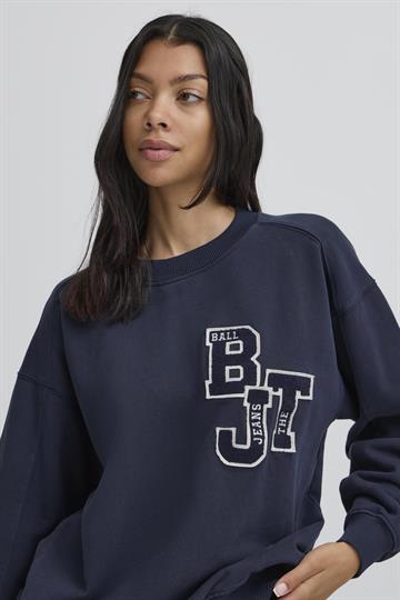 Ball - Alessandro Letter Patch Sweat - Sky Captain