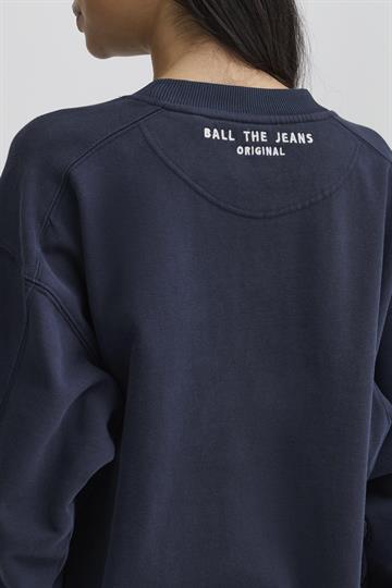 Ball - Alessandro Letter Patch Sweat - Sky Captain