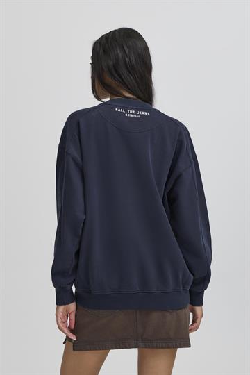 Ball - Alessandro Letter Patch Sweat - Sky Captain