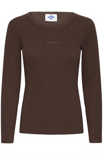 Ball - Tobelli Ls T-Shirt - Coffee Bean 