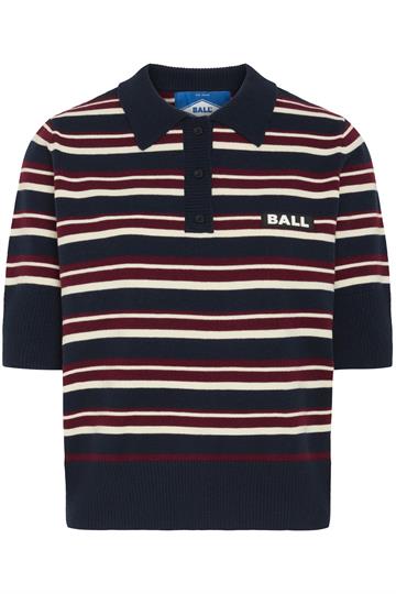 Ball - Marietta Knit Sl Polo - Sky Captain