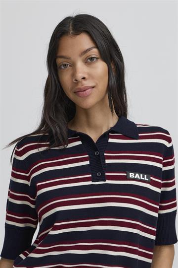 Ball - Marietta Knit Sl Polo - Sky Captain
