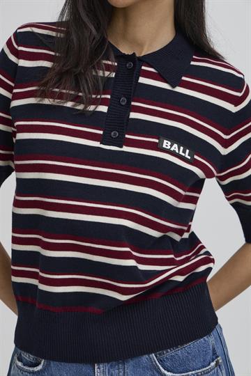 Ball - Marietta Knit Sl Polo - Sky Captain