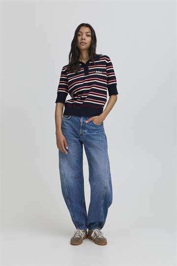 Ball - Marietta Knit Sl Polo - Sky Captain