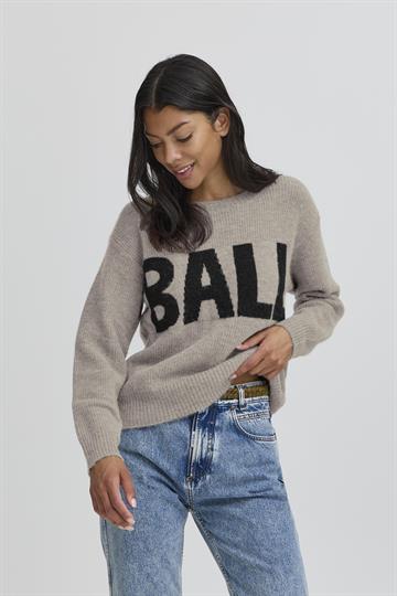 Ball - Stacy Rib Logo Pullover - Vintage Khaki