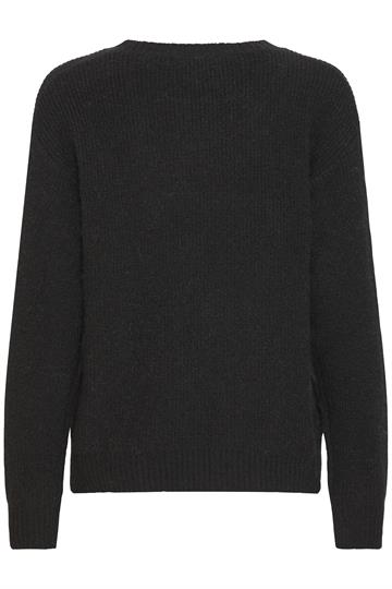 Ball - Stacy Rib Logo Pullover - Black