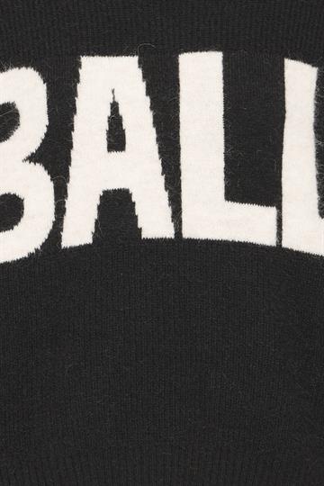 Ball - Stacy Rib Logo Pullover - Black