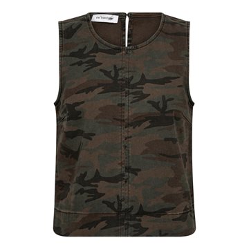 Co' Couture - Camou Denim Top - Camouflage
