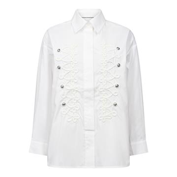 Co' Couture - Vianne Officer Shirt - White