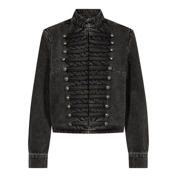 Co' Couture -Jace Denim Officer Jacket - Black