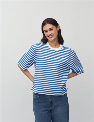 MbyM - Emrys T-Shirt - Sapphire Stripe