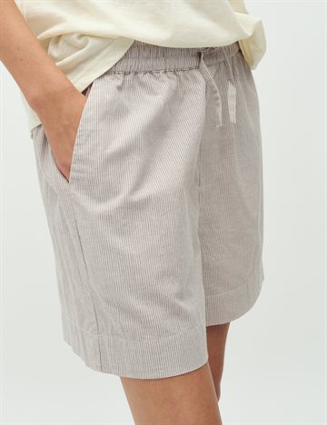 MbyM - Meris Shorts - Cinder White Stripe