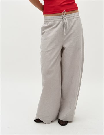 MbyM - Clari Pant - Cinder White Stripe 