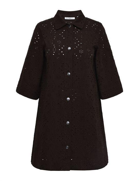 Global F - Mira Dress - Black Coffee 
