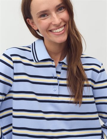 MbyM - Polla Shirt - Cool Blue Stripe