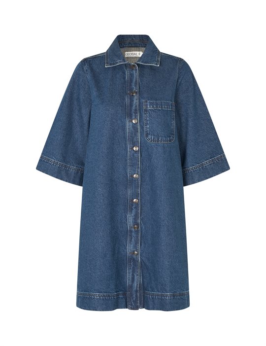 Global F - Mera Dress - Mud Stone Wash