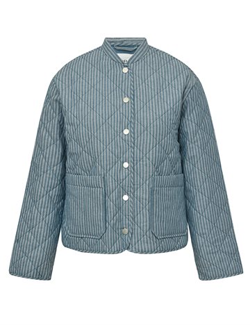 Global F - Celea Jacket - Blue Velea Stripe