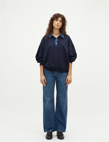 Global F - Dandi Sweatshirt - Blue Ink