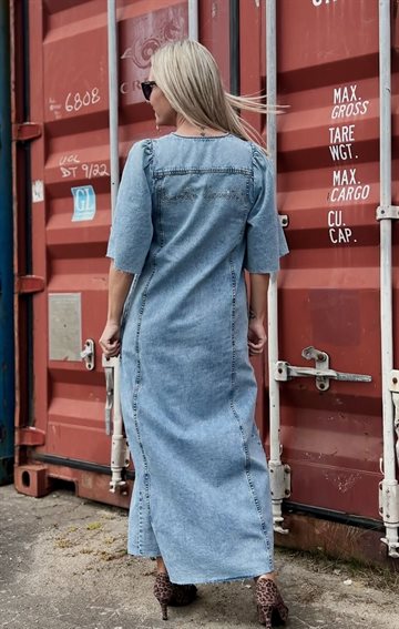 Haute L \' Amitié - Denim Raw Hem Dress - Denim Blue