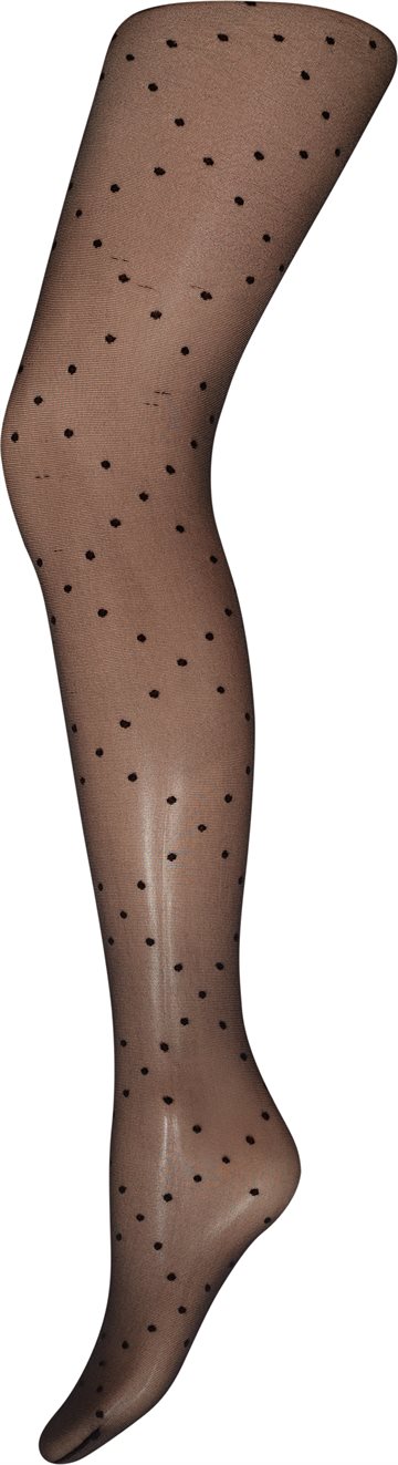 Decoy - Tights Dot Squares 20 Denier - Black Dot