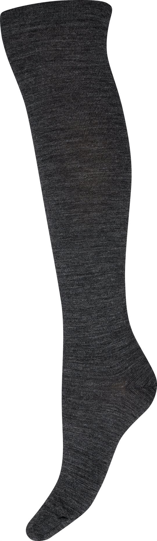 Decoy - Knee High Doubleface Strømpe - Grå