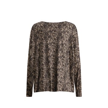 Liberté - Alma Ls Top - Mocca Brown Lace