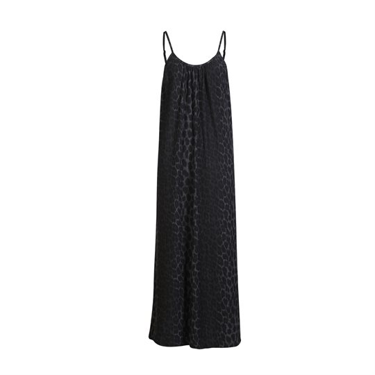 Liberté - Alma Long Strap Dress - Dark Grey Leo