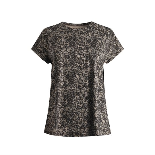 Liberté - Alma U T-Shirt - Mocca Brown Lace