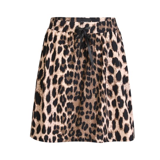 Liberté - Alma Short Loose Skirt - Big Lux Leo Fossil