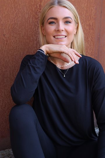 Liberté - Alma Ls Top - Black Black Simili