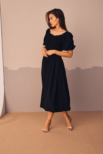 Co' Couture - Sunrise Eva Smock Dress - Sort