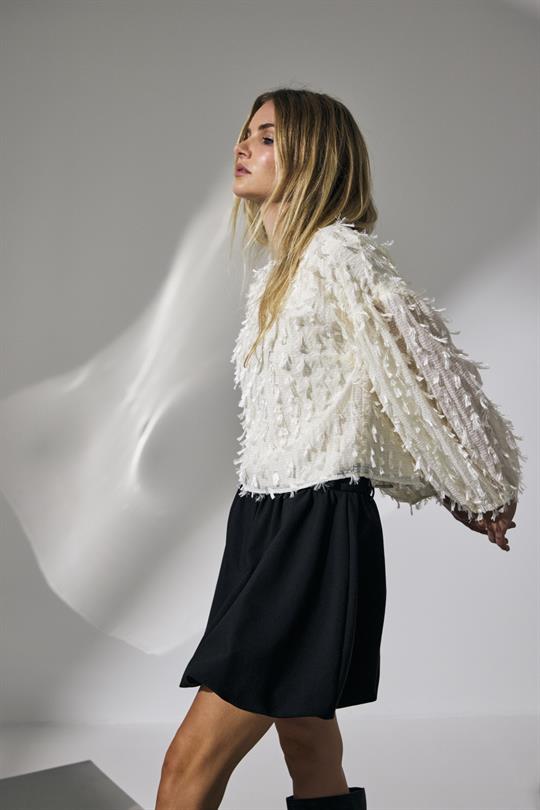 Co' Couture - Fozzy Blouse - Off White