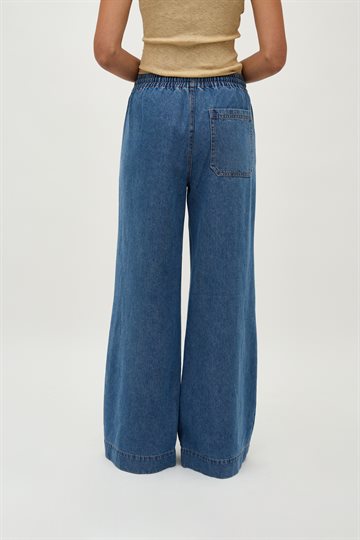 Global F - Casanea Pant - Mid Vintage Blue