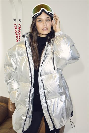 Co' Couture - Metal Puffer Jacket - Silver