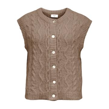 Object - Dallas Milo Knit Vest - Morel