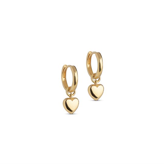 Enamel - Hoops Amore - Guld 