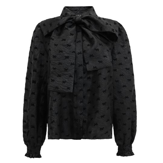 Liberté - Elina Ls Blouse - Black Bow