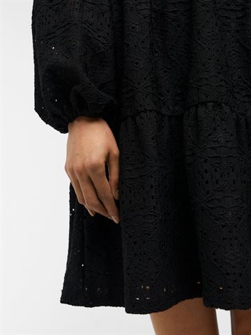 Object - Feodora Gia L/S Dress - Black