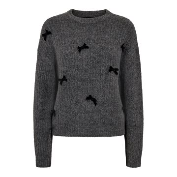 Liberté - Fro Bow Pullover - Dark Grey