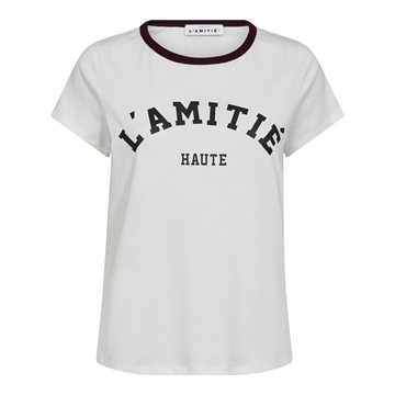 Haute L \' Amité - Neckline Logo Tee - Off-White