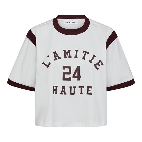 Haute L ' Amité - Loose Team Tee - Pearl