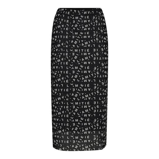 Haute L \' Amitié - Mesh Pencil Skirt - Black