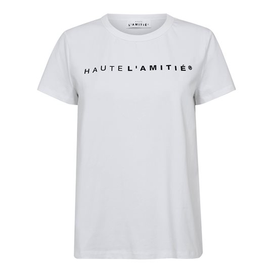 Haute L \' Amitié - Rub Logo Tee - White