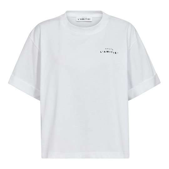 Haute L\' Amitié - HL Crew Neck Crop Tee - White